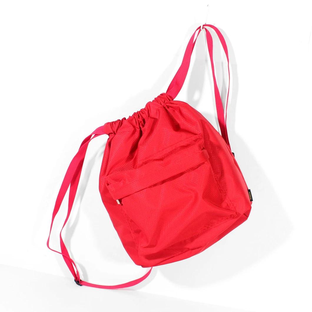 Easy Using Drawstring Backpack Adjustable Carrying Strap Children Kids Draw String Bag