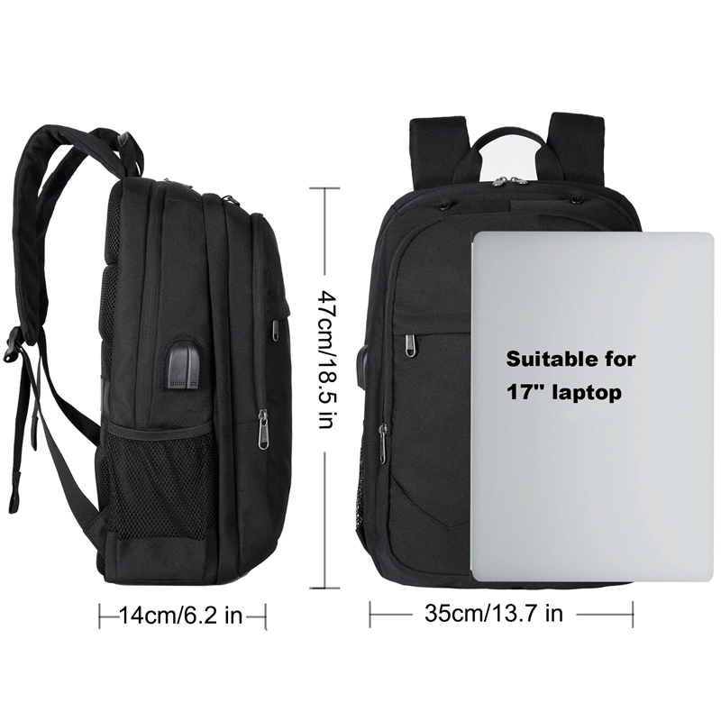 Sports Camping Bags Smart Backpack Computer Bag Rucksack Laptop Backpack with USB Charging and Headphone Port Soft Backpack