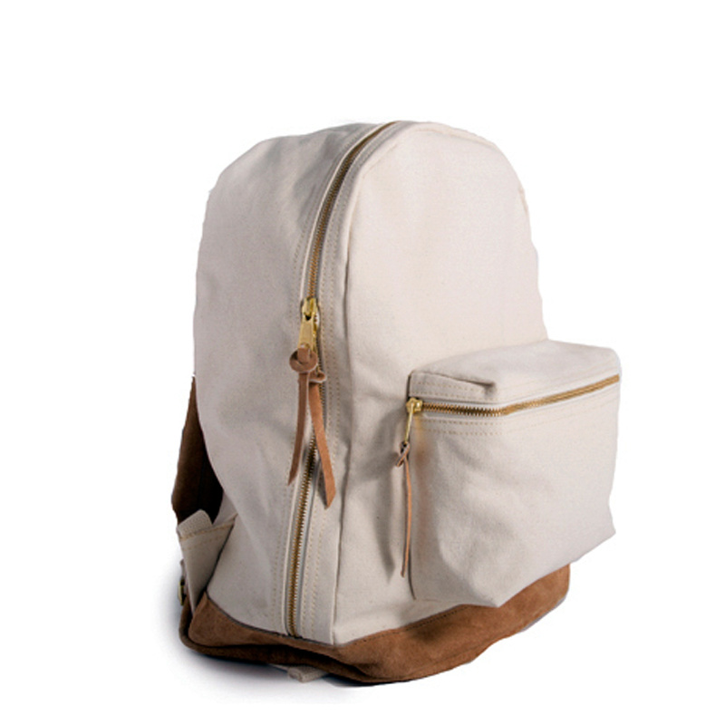 Polo School Backpack, Khaki Canvas Backpack, Fabric for Backpack Sh-15113020
