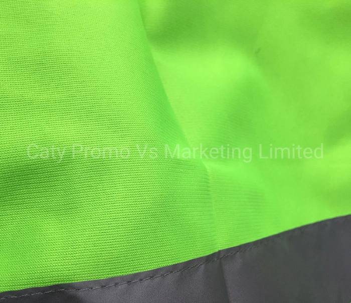 Promotion Outdoor Fluorescent Polyester Sport Bag Running Reflective Drawstring Backpack