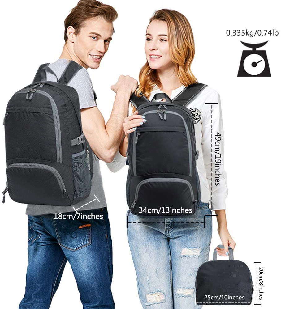 Hot Promotion Lightweight Foldable Recycled Sport Backpack