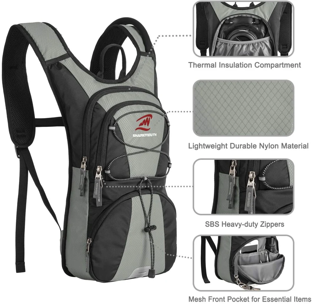 Lightweight Hiking Hydration Backpack with Water Bladder