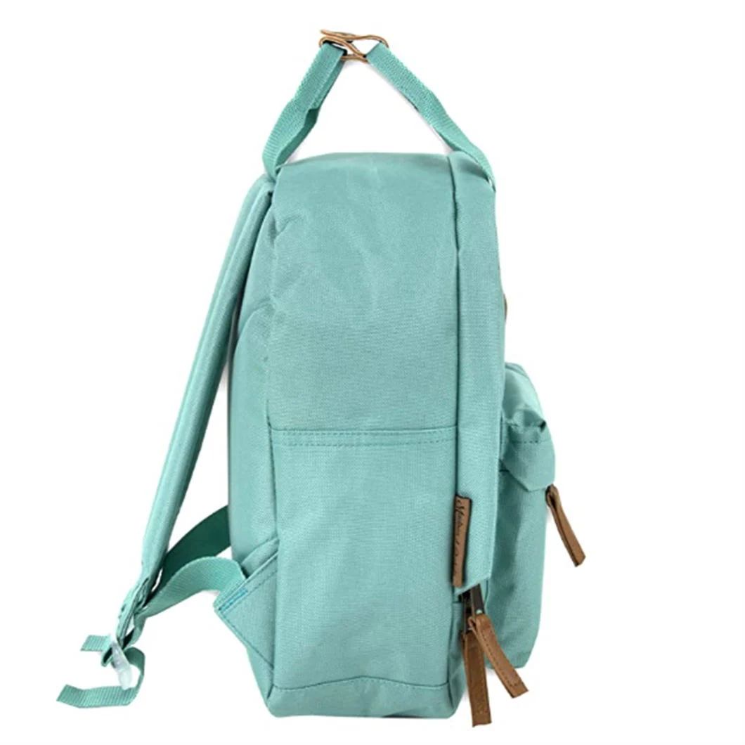 Custom Denim Canvas Children Travel School Small Backpack Mini Recycled Organic Cotton Backpack Daypack
