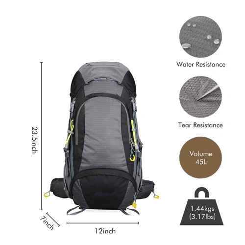 Ultralight Sport Hydration Backpack 45 Internal Frame Pack Hiking Daypack Outdoor Waterproof Travel Backpacks