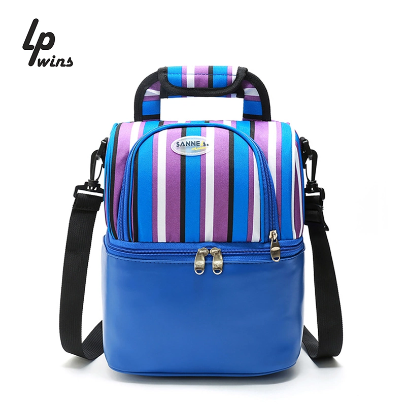 Lightweight Waterproof Polyester Folding Shopping Picnic Basket Backpack Bag