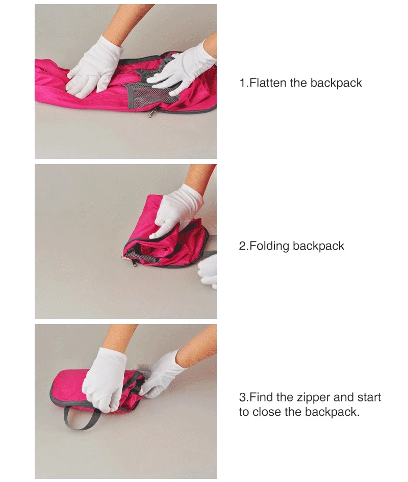 Hanke Best Custom Made Stylish Backpack Waterproof Nylon Ultralight Foldable Travel Backpack