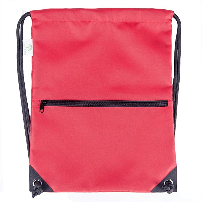 Men & Women Sport Gym Sack Drawstring Backpack Bag