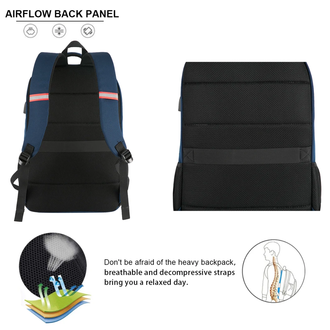 Fashion Wholesale Password-Lock Water-Resistant Business Backpack Outdoor Backpack School Backpack Teenager Backpack Travel Backpack Laptop Backpacks Man