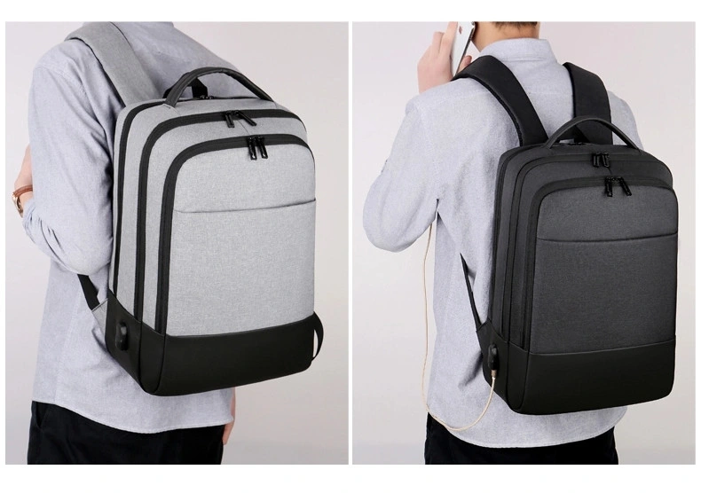 Slim Waterproof Smart Backpack Business with USB Charging Laptop Backpack Travel Bag