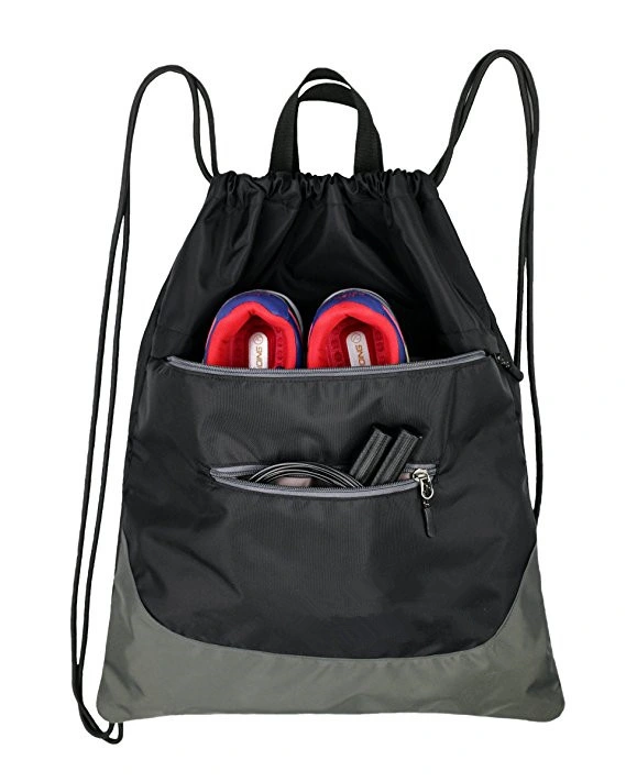 Drawstring Gym Bag for Men Women Sports Sack Light Backpack