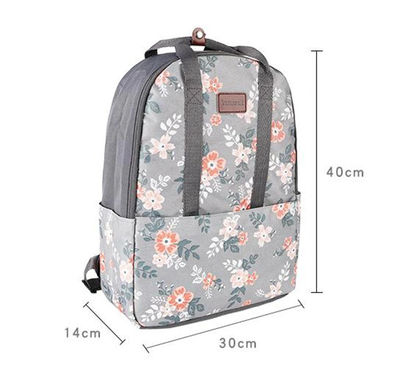 Korean Casual Cartoon Backpack Printed Large Capacity Shoulder Computer Travel Backpack