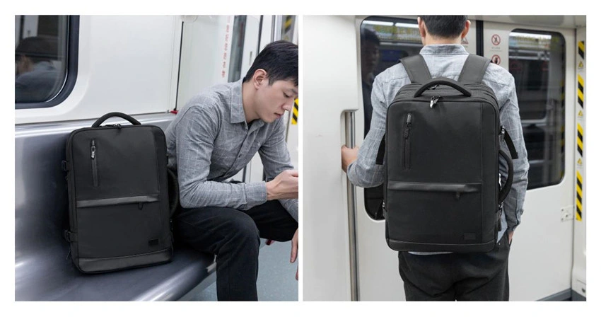 High Quality  New Fashion Water Resistant Business Laptop Backpack with USB Large Capacity Travel Backpack