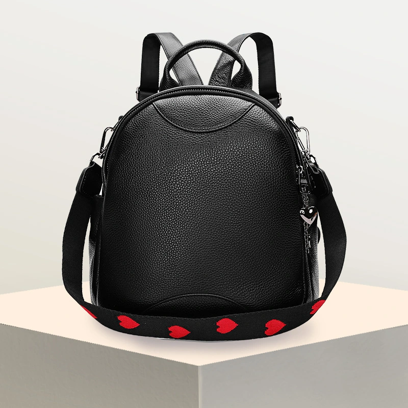 Design Leather Toiletry Bag Ladies Handbags Woman Backpack Women