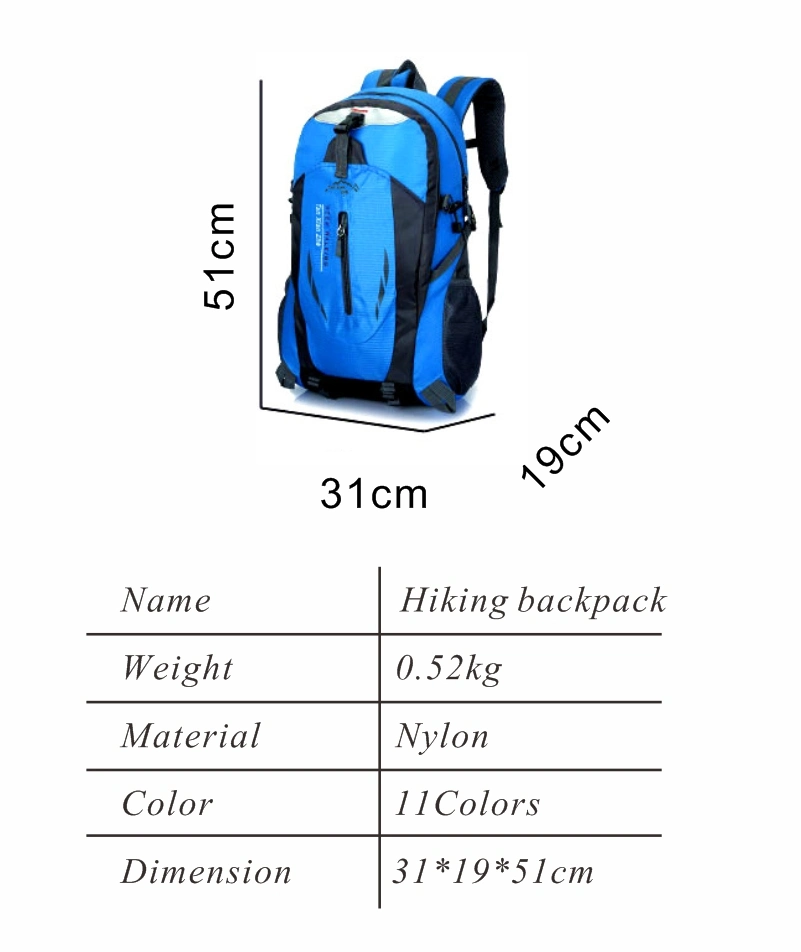 Amazon Best Seller New Arrivals Hot Selling Large Capacity Outdoor Hiking Bag Men's Super Light Backpack