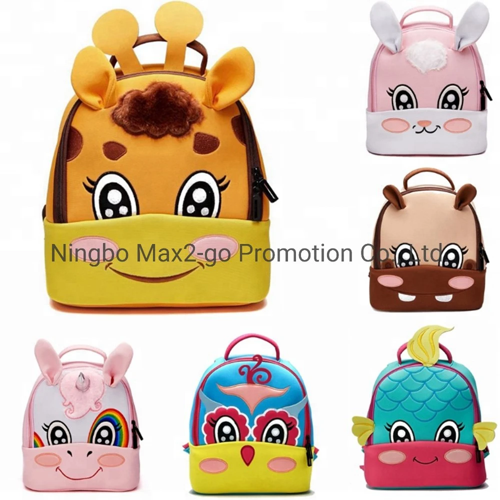 Fancy Neoprene Kids Backpack Kids School Bag Cartoon Backpack