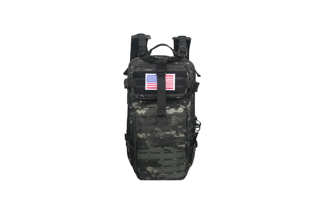 Tactical Bag Small Assault Backpack Laser Cut Bag Black Multicam