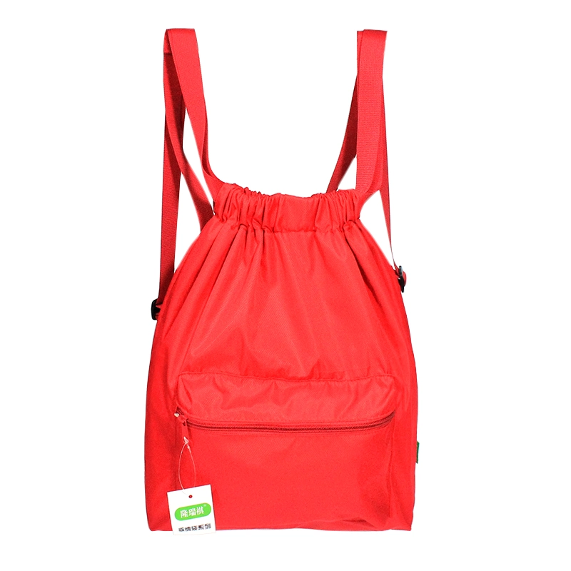 Practical Wear-Resistant String Gym Shopping Sport Yoga Multicolor Drawstring Travel Backpack