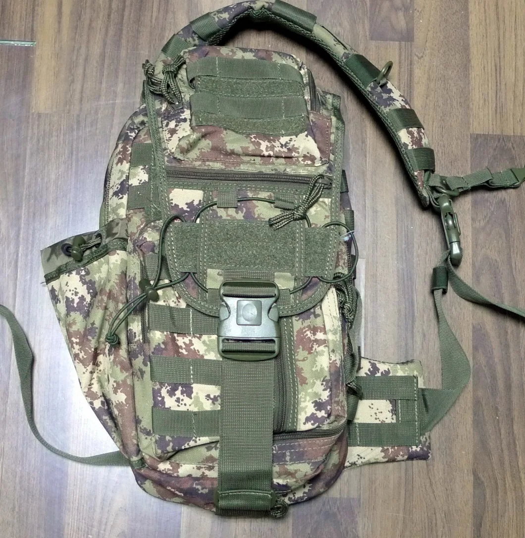 Military Bag, Backpack, Forest Camouflage Assault Durable Military Woodland Hiking Backpack Army Bagpack (CB104589)