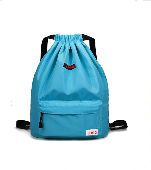 Drawstring Backpack String Bag Sackpack Cinch Water Resistant Nylon for Gym Shopping Sport Yoga