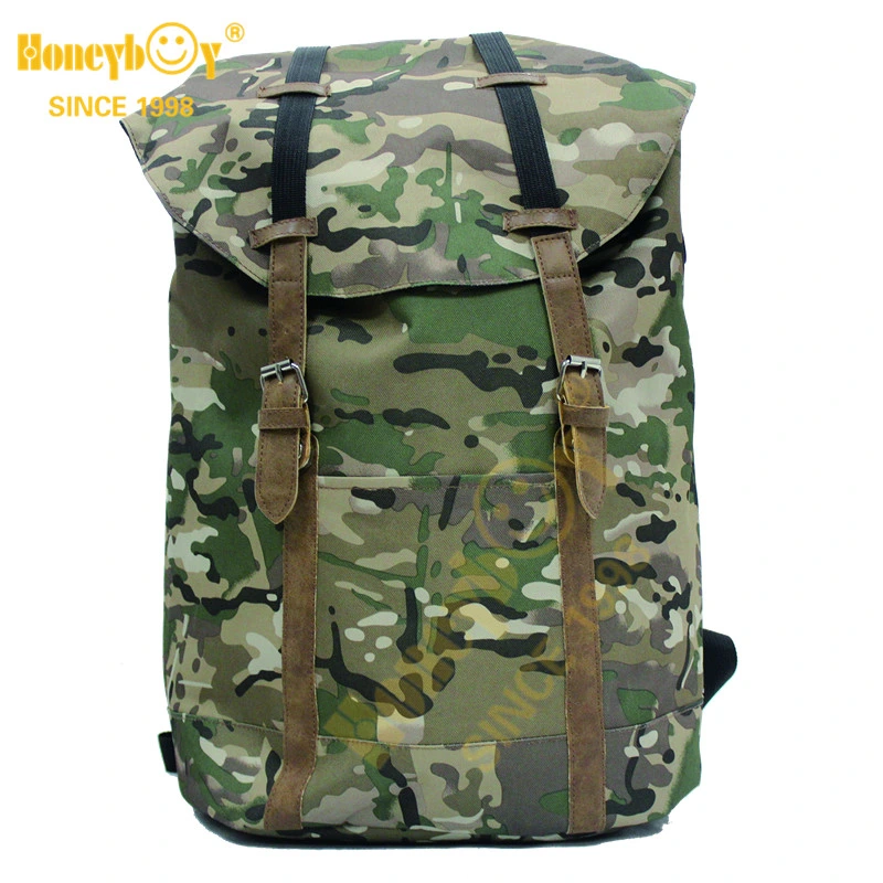 Large Capacity Outdoor Hiking Camouflage Back Pack Camo Travel Backpack