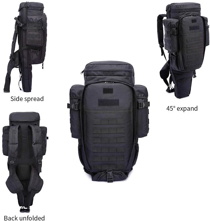Tactical Backpack Military Outdoor Assault Pack Survival Rucksack Army Molle Bag for Hiking Trekking and Hunting