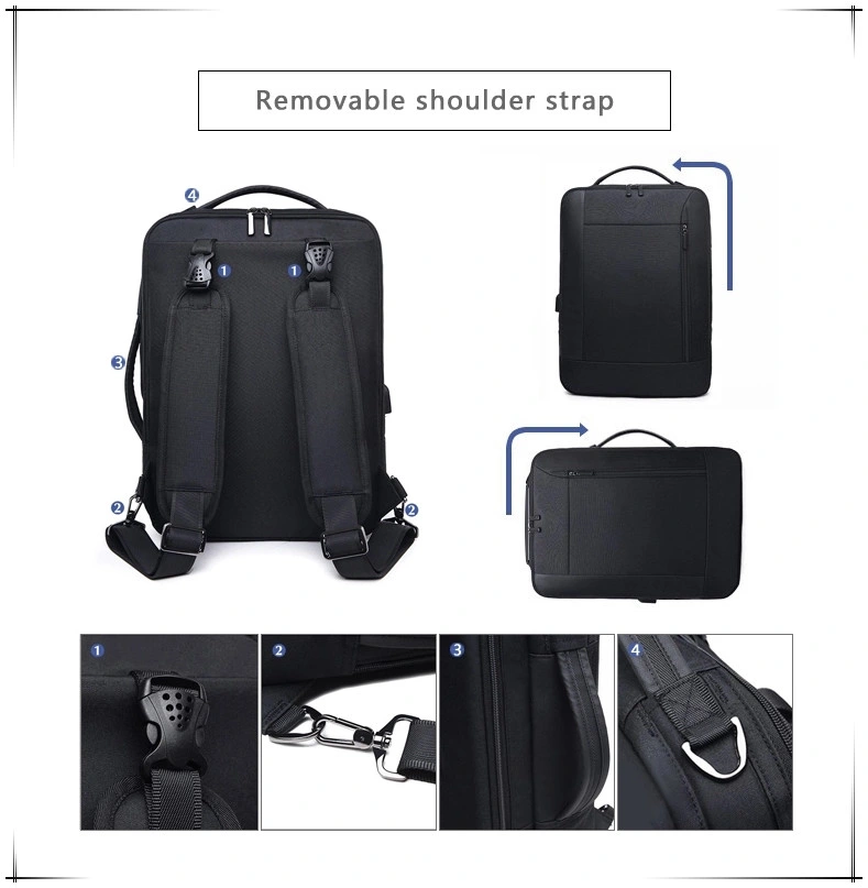 Travel Business Backpack Water Resistant Bag Work College Daypack Casual Backpack with USB Charging Port  