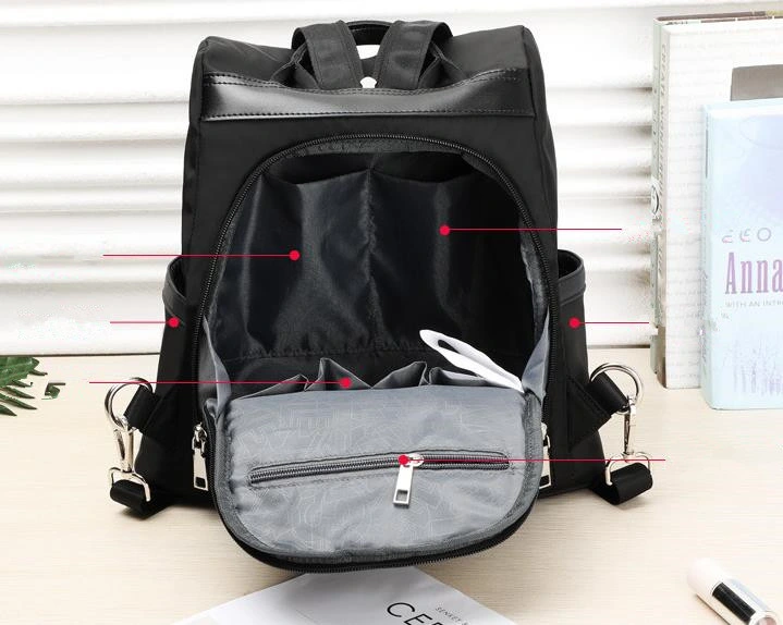 Backpacks 2020 New Women's Waterproof Oxford Backpacks Travel Leisure Knapsack Practical Women's Bags