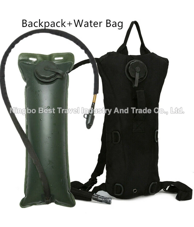 3L Camouflage Camping Hiking Cycling Backpack Running Water Bladder Bag Hydration Backpack for Bikers