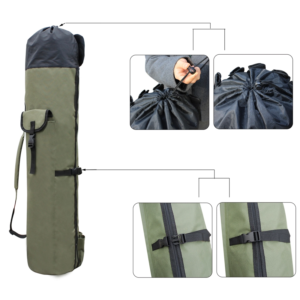 Multifunction Portable Nylon Fishing Bags Fishing Rod Bag Case Fishing Tackle Tools Storage Bag