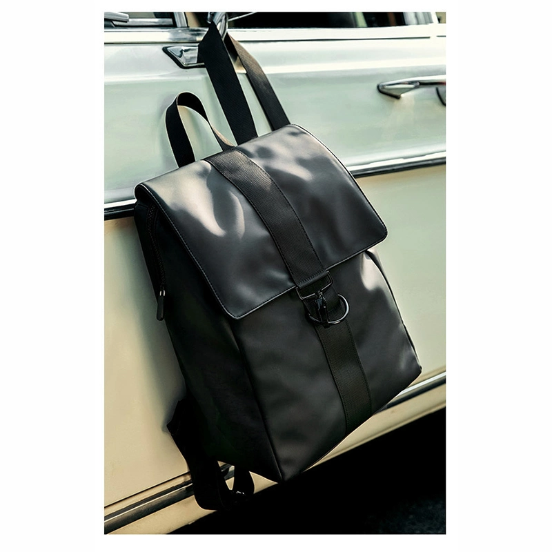 Simple Fashion Waterproof Backpacks PU Leather Fashion Schoolbag Travelling Backpacks