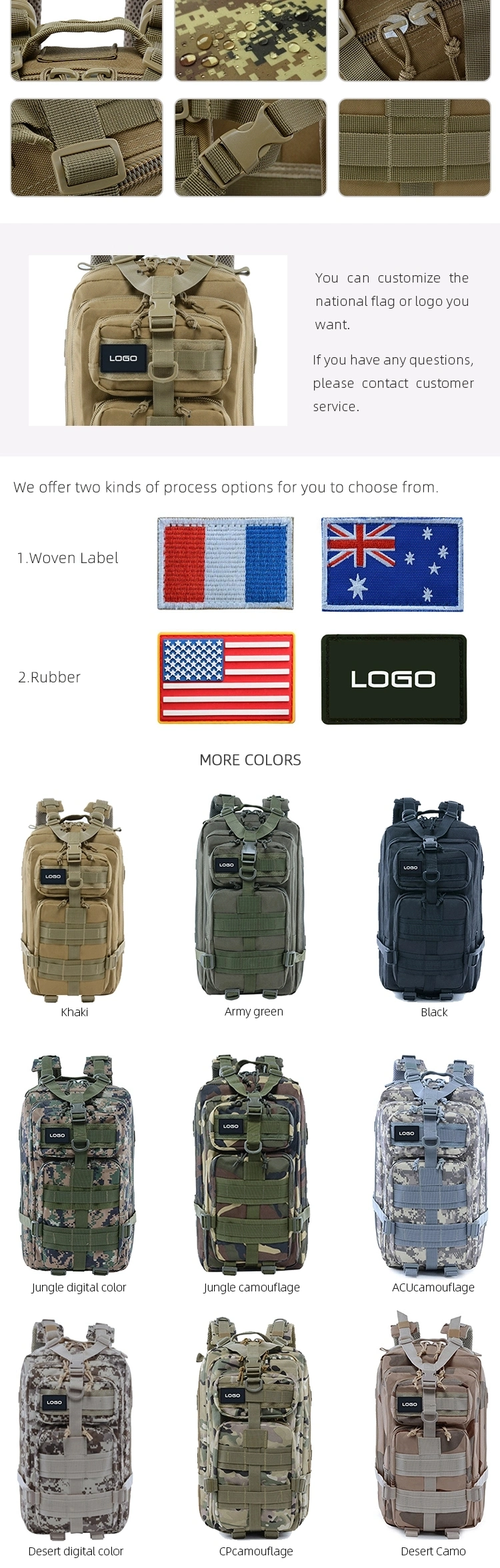 80L Outdoor Hydration Hunting Hiking Climbing Camping Military Tactical Backpack