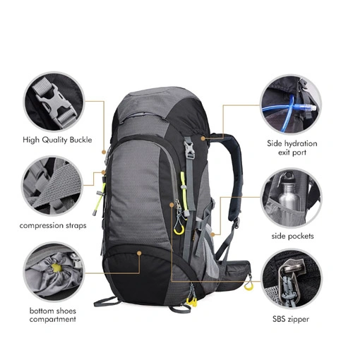 Ultralight Sport Hydration Backpack 45 Internal Frame Pack Hiking Daypack Outdoor Waterproof Travel Backpacks