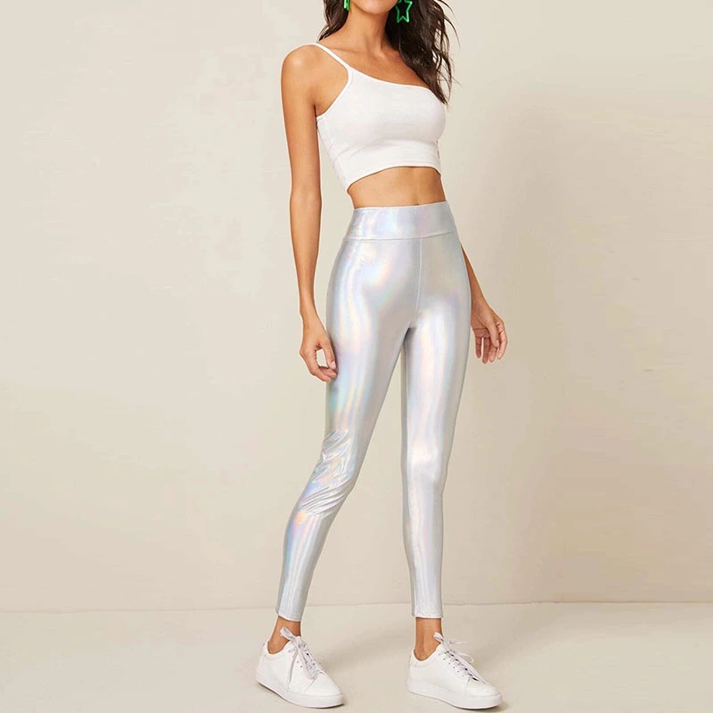 Femal Athletic Leggings Clothing Metallic Compression High Rise Custom Balance Plus Size Womens Athletic Leggings