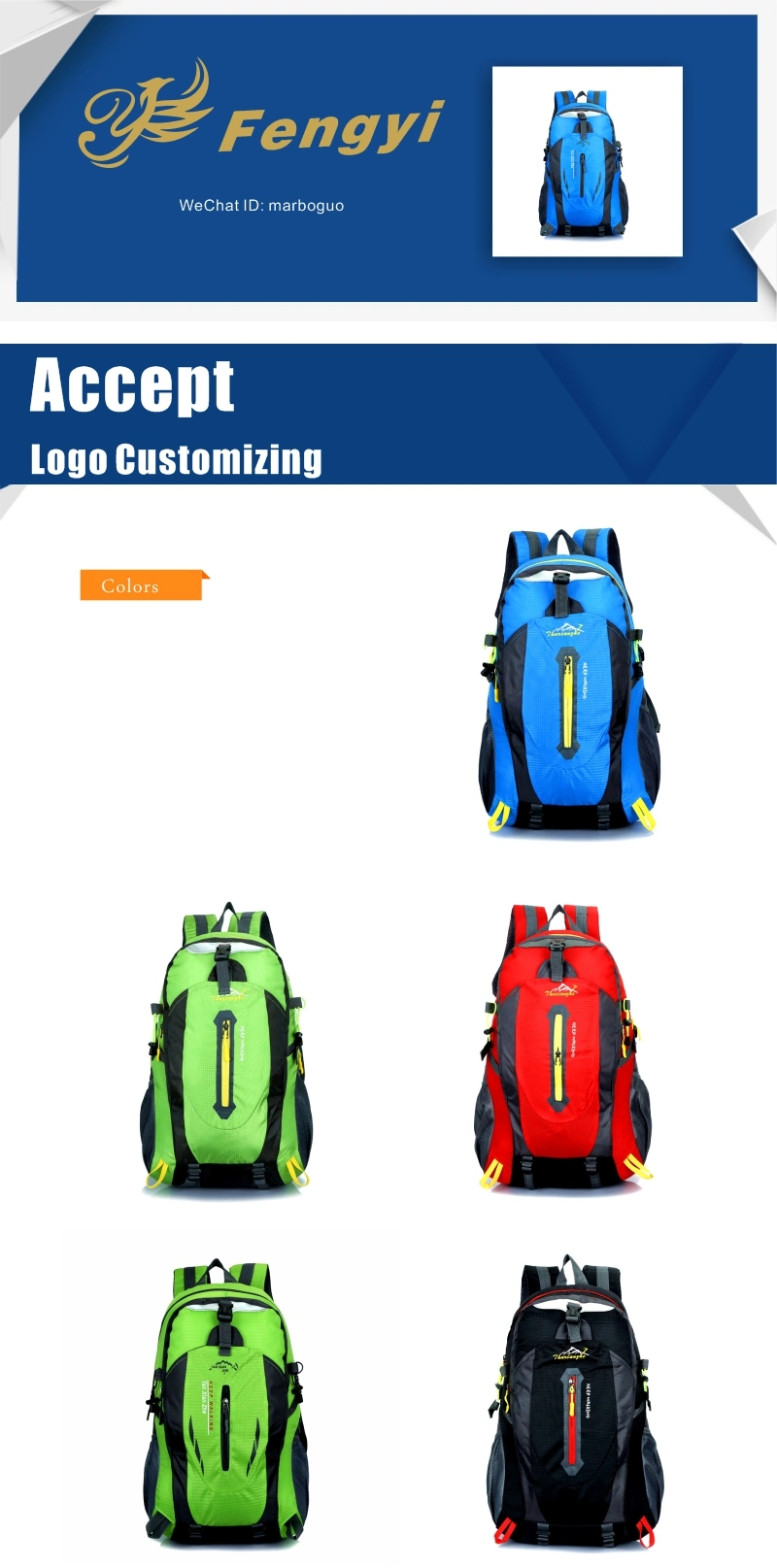 New Arrivals Hot Selling Popular Fashion Outdoor Travel Sport Hiking Running Camping Backpack Bag