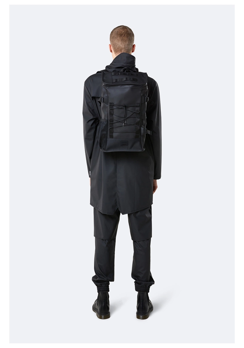 New Product Dark Drawstring Backpack Men Duffel Multi-Function Backpack