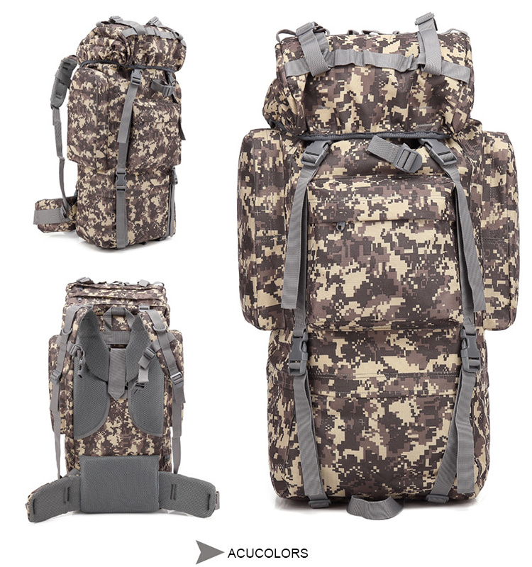 Multi-Functional Tactical Mountaineering Package Outdoor Camouflage Backpack Combination Bag