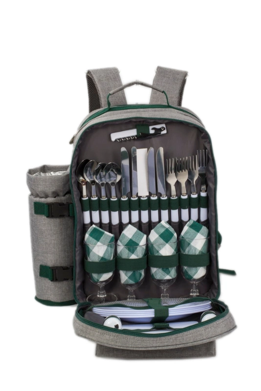 High Quality 600d Polyester 4 Person Picnic Backpack