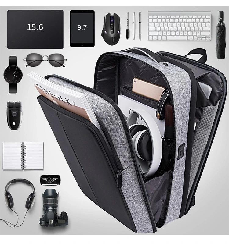 New Model Fashion Business with USB Charging Laptop Backpack Smart School Bag Waterproof Travel Backpack