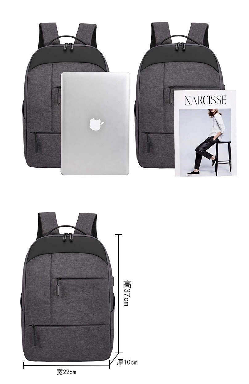 Fashion Design Backpack Laptop with USB Charging Headphone Port Multi-Functional Laptops Backpack
