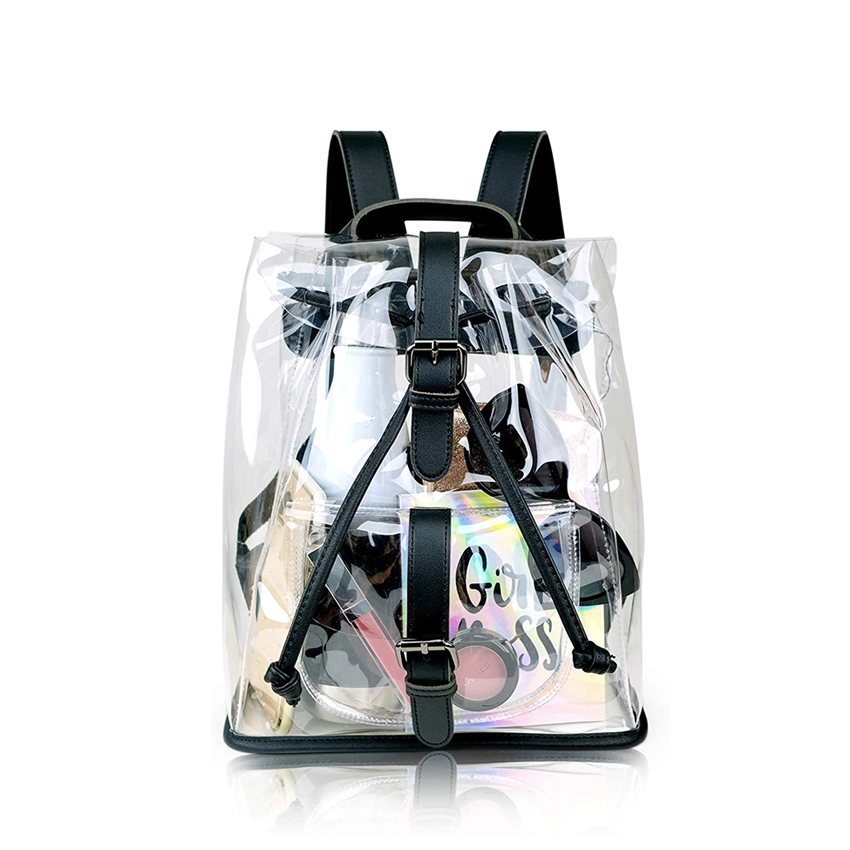Mini Clear Backpack Small Stadium Approved Bag Women's Daypacks Packable Travel Daypack