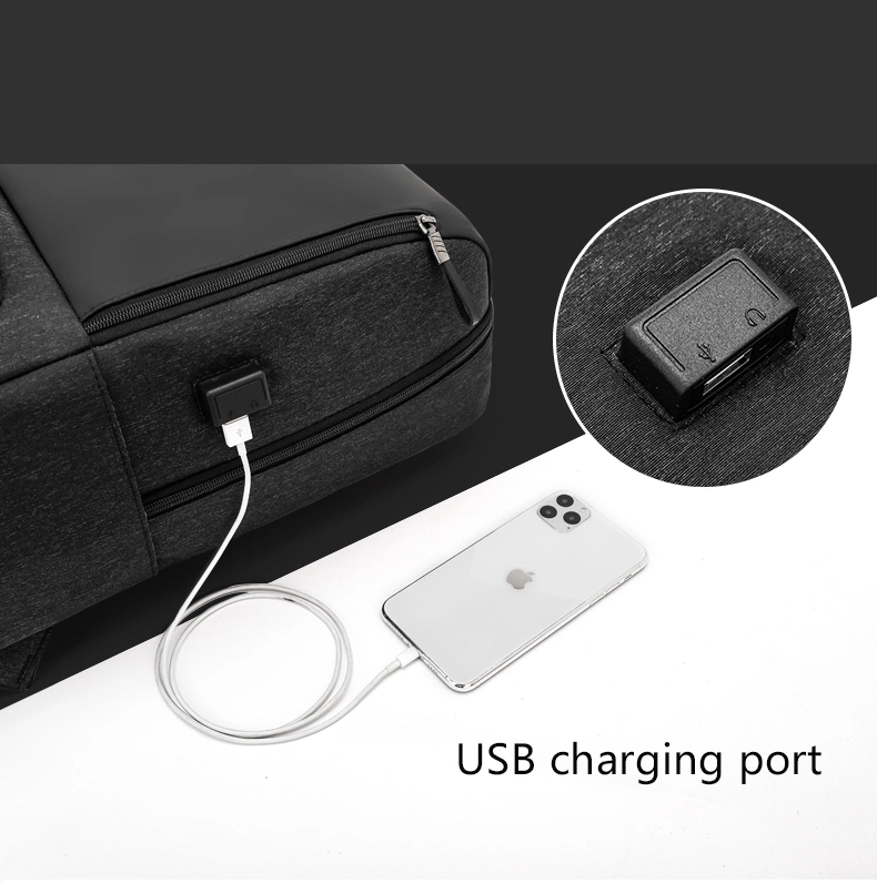 New Nylon Laptop Backpack Business Travel Backpack USB Smart Leisure Bags Waterproof Backpack