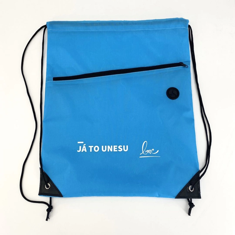 Polyester Draw String Bag Backpacks Custom 210d Polyester Drawstring Bag
