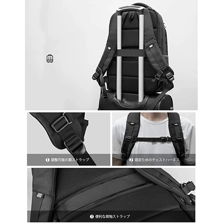 High Quality Durable Lightweight Business Laptop Bags with USB Port Wholesale Backpacks for Notebook 15.6