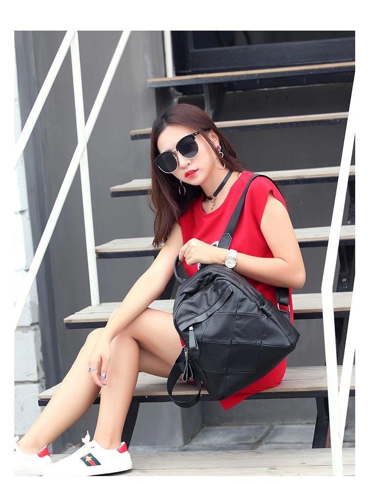 Wholesale Trend PU Leather Lady Backpacks Fashion Backpack Women Handbags