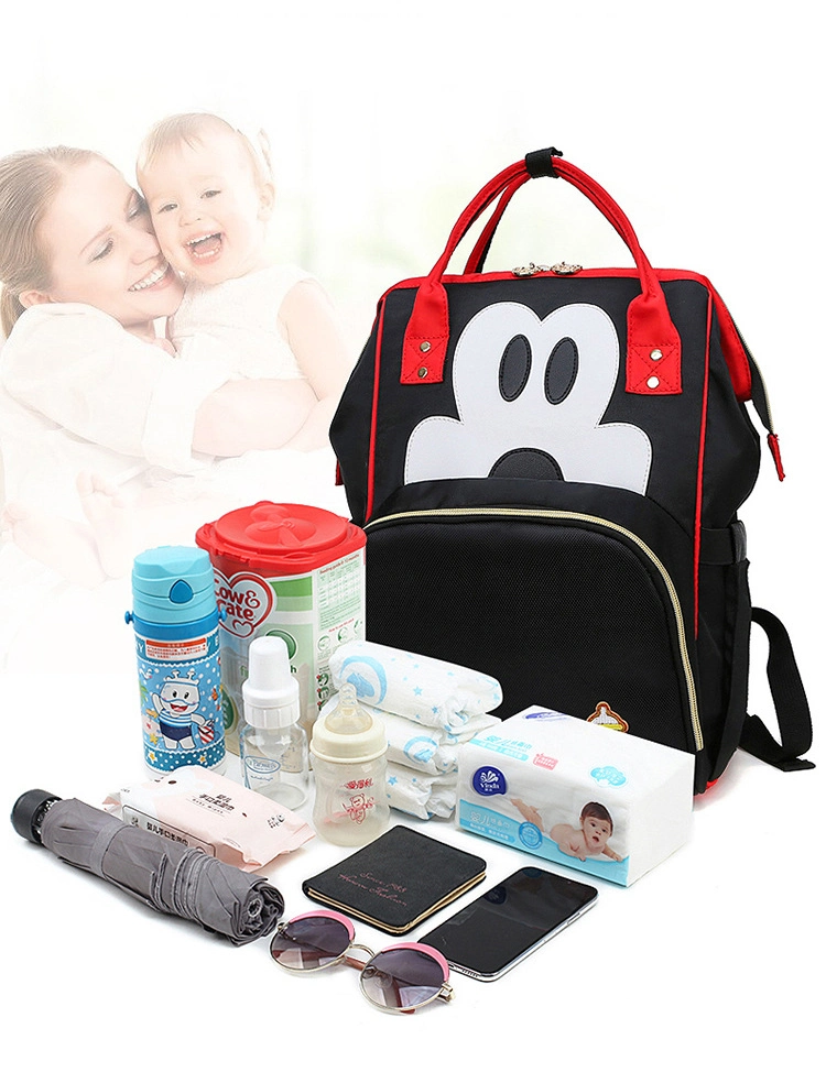 Fashionable Mommy Bag Japanese Stylish Mom Baby Bags Changing Pad Multi-Function Diaper Backpack