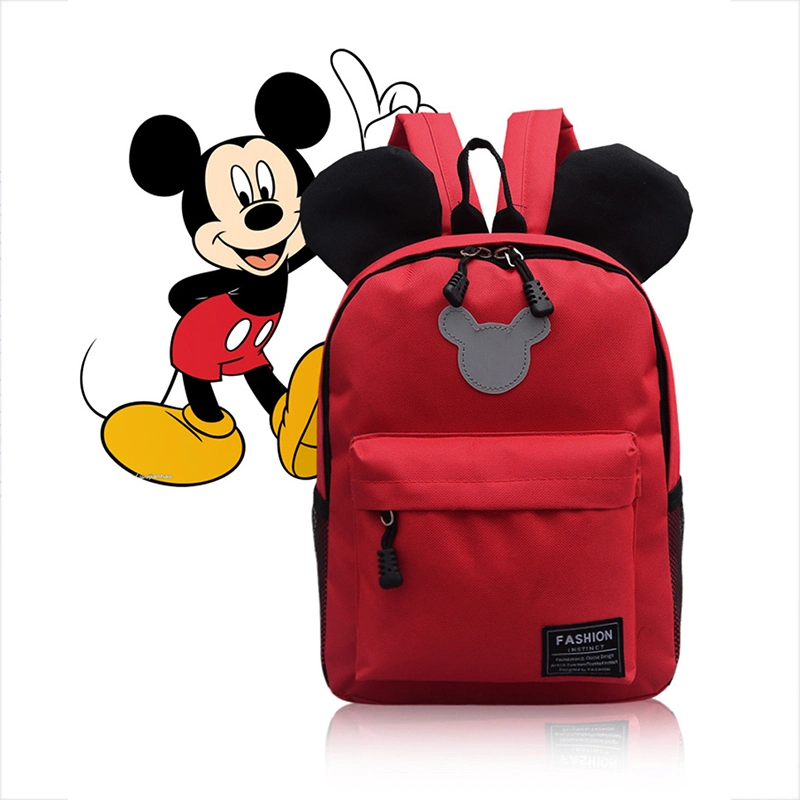 Fashion Portable Cute Student Bag Children Trolley Cartoon School Backpack