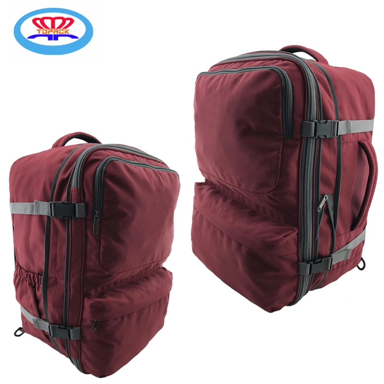 Large Capacity Weekend Backpack with Hidden Shoulder Strap