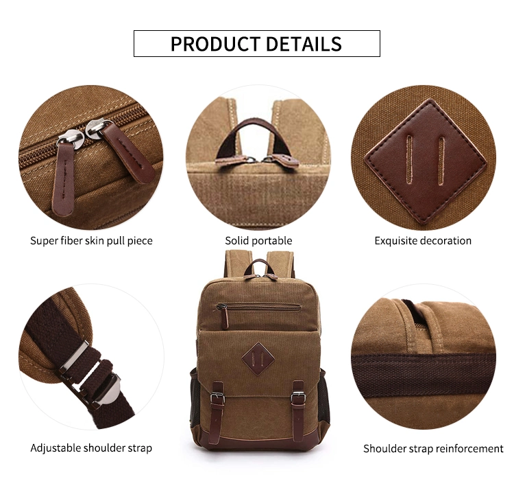 New Pattern Blank Outdoor Big Boy Bagpack Canvas Daily Backpacks Bag