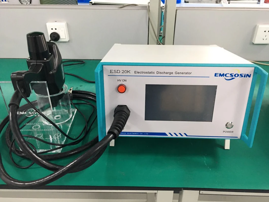 Electrostatic Discharge ESD Gun Simulator with Contact and Air Discharge