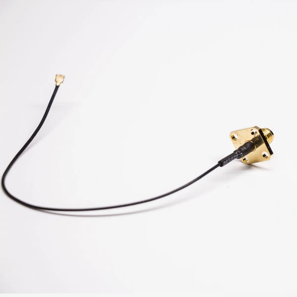 SMA Female Connector Flange Type to Ipex with 0.81/1.31/1.34 RF Coaxial Cable Assembly